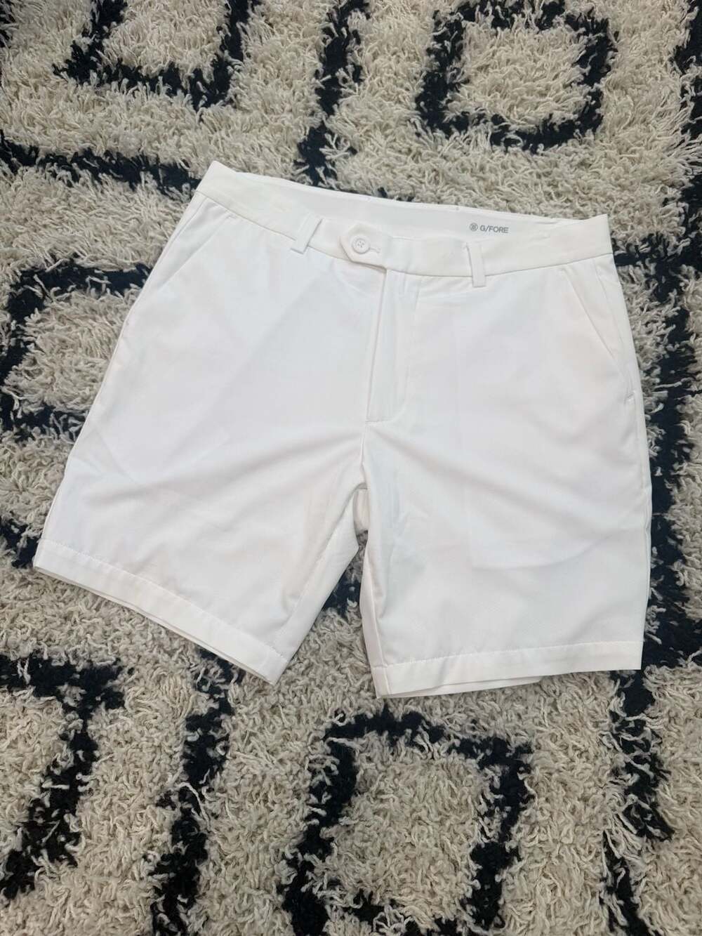 G/FORE Men's Performance Golf Shorts White Size 32